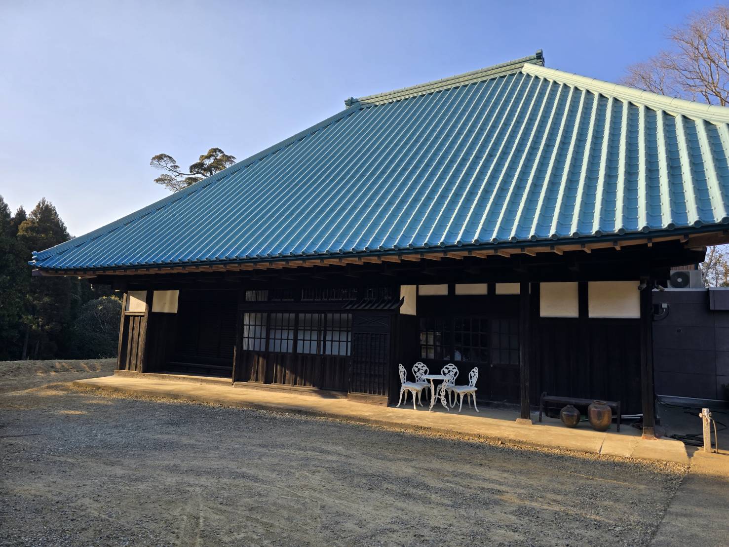 大多喜方面の古民家鉄板屋根 施工前